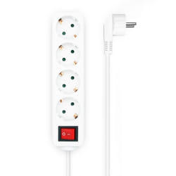 AISENS A154-0649 power extension 1.4 m 4 AC outlet(s) Indoor White