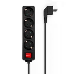 AISENS A154-0650 power extension 1.4 m 4 AC outlet(s) Indoor Black