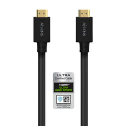 AISENS HDMI Cable V2.1 Ultra High Speed ​​/ Hec 8K@60Hz 48Gbps, A/MA/M, Black, 5.0M