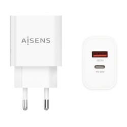 AISENS A110-0681 mobile device charger Digital camera, Mobile phone, Laptop, Smartphone, Tablet White AC Fast charging Indoor