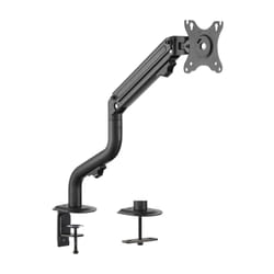 AISENS Table Support ECO Swivel and Tilt Counterweight for Monitor/TV 8Kg (3 Pivots, 1 Arm) from 17-32, Black