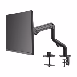 AISENS Table Support ECO Swivel and Tilt Counterweight for Monitor/TV 8Kg (3 Pivots, 1 Arm) from 17-32, Black