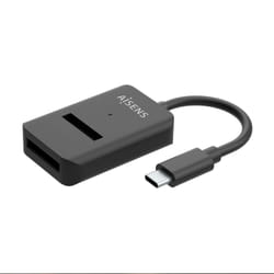 AISENS USB-C Dock M.2 (NGFF) ASUC-M2D011-BK SATA/NVMe to USB3.1 Gen2, Black