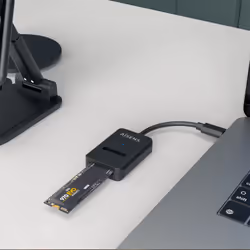 AISENS USB-C Dock M.2 (NGFF) ASUC-M2D011-BK SATA/NVMe to USB3.1 Gen2, Black - Additional view 5