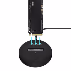 AISENS USB-C Dock M.2 (NGFF) ASUC-M2D013-BK SATA/NVMe to USB3.1 Gen2, Black