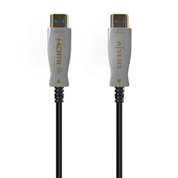 AISENS HDMI Cable V2.0 AOC Premium High Speed ​​/ Hec 4K@60Hz 4:4:4 18Gbps, A/MA/M, Black, 70m