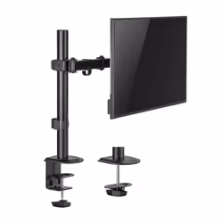 AISENS ECO Swivel and Tilt Table Mount for Monitor/TV 9Kg (3 Pivots, 1 Arm) from 17-32, Black
