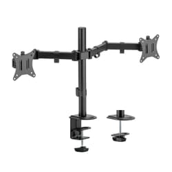 AISENS ECO Swivel and Tilt Table Mount for Monitor/TV 9Kg (3 Pivots, 2 Arms) from 17-32, Black