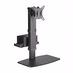 AISENS ECO Swivel and Tilt Table Support for Monitor/TV and Mini PC 8Kg from 17-32, Black, Freestanding, 8 kg, 43.2 cm (17"), ...