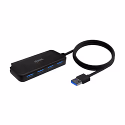 AISENS A106-0714, USB 3.2 Gen 1 (3.1 Gen 1) Type-A, USB 3.2 Gen 1 (3.1 Gen 1) Type-A, 5000 Mbit/s, Black, 0.6 m, USB