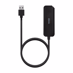 AISENS A106-0714 interface hub USB 3.2 Gen 1 (3.1 Gen 1) Type-A 5000 Mbit/s Black