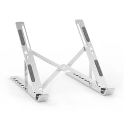 AISENS Adjustable Desktop Support for Laptop / Tablet, Silver