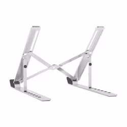 AISENS Adjustable Desktop Support for Laptop / Tablet, Silver