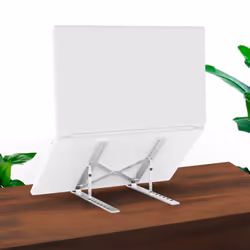 AISENS Adjustable Desktop Support for Laptop / Tablet, Silver - Additional view 5