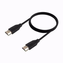 AISENS Premium High Speed ​​HDMI V2.0 Cable / Hec 4K@60Hz 18Gbps, A/MA/M, Black, 1.0m