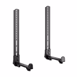 AISENS Universal Support for Sound Bar, Black, Universal support, Steel, Black, 44 mm, 437 mm, 148 mm