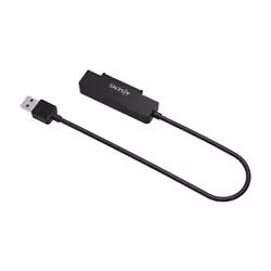 AISENS SATA to USB-A USB3.0/USB3.1 Gen1 Adapter for 2.5″ Hard Drives, Black