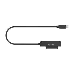 AISENS SATA to USB-C USB3.0/USB3.1 Gen1 Adapter for 2.5″ Hard Drives, Black
