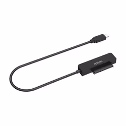 AISENS SATA to USB-C USB3.0/USB3.1 Gen1 Adapter for 2.5″ Hard Drives, Black