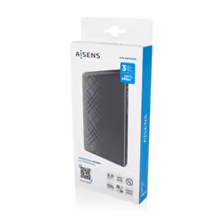 AISENS External Box 2.5 ASE-2522B 9.5mm Sata A USB 3.0/USB3.1 Gen1, Black - Additional view 8