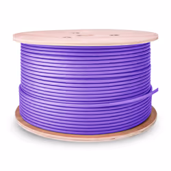 AISENS RJ45 LSZH Cat.6 UTP Rigid Network Cable AWG23 CCA (Alloy), Violet, 305M