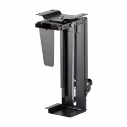 AISENS Rotating and Height Customizable Under Desk CPU Stand with Easy Locking Handle, Under desk CPU holder, Universal, 10 k ...