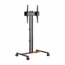 AISENS ECO Floor Stand with Wheel for Monitor/TV 35Kg from 32-55, Black