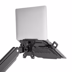AISENS Universal 12-17 Laptop Stand for Mounting on a Monitor Stand, Black