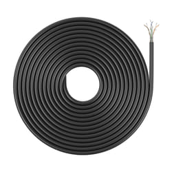 AISENS Waterproof Outdoor Network Cable RJ45 Cat.6 UTP Rigid CCA AWG23, Black, 305M