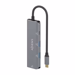 AISENS A109-0762 interface hub USB 3.2 Gen 1 (3.1 Gen 1) Type-C 5000 Mbit/s Grey