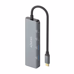 AISENS A109-0763 interface hub USB 3.2 Gen 1 (3.1 Gen 1) Type-C 5000 Mbit/s Grey - Additional view 3