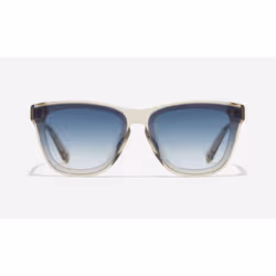 Hawkers One Downtown twilight, Adult, Unisex, Square, Square, Full rim, Grey, Translucent, White