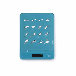 JATA HBAL1204 kitchen scale Blue Countertop Rectangle Electronic kitchen scale