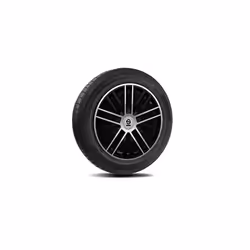 Wheel Covers Bergamo - 16-inch - Black/Silver - Set of 4 pieces