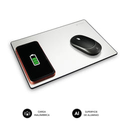 SUBBLIM SUB-MP-10WAL01 mouse pad Aluminium, Black