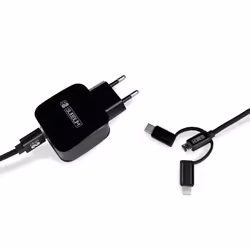 SUBBLIM SUB-CHG-1ZWC02 mobile device charger Universal Black AC Fast charging Indoor