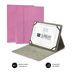 SUBBLIM SUB-CUT-1CT003 tablet case 25.6 cm (10.1") Folio Pink