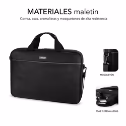 SUBBLIM SUB-LB-2SP0050 laptop case 39.6 cm (15.6") Toploader bag Black