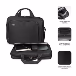 SUBBLIM SUB-LB-1OLB050 laptop case 40.6 cm (16") Toploader bag Black