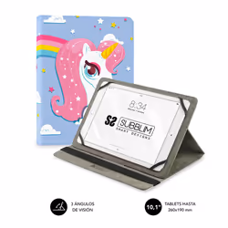 SUBBLIM SUB-CUT-4TC008, Folio, Any brand, Universal. Compatible con todas las Tablet del mercado de hasta 10.1", 25.6 cm (10. ...