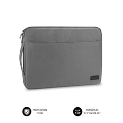 SUBBLIM SUB-LS-0PS0002 laptop case 35.6 cm (14") Sleeve case Grey