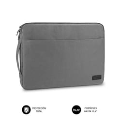 SUBBLIM SUB-LS-0PS0102 laptop case 39.6 cm (15.6") Sleeve case Grey