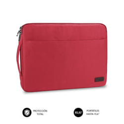 SUBBLIM SUB-LS-0PS0103 laptop case 39.6 cm (15.6") Sleeve case Red