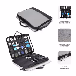 SUBBLIM SUB-LS-2AS0001 laptop case 35.6 cm (14") Sleeve case Grey