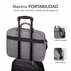 SUBBLIM SUB-LB-3ELB010 laptop case 39.6 cm (15.6") Toploader bag Grey