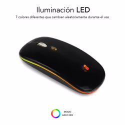 SUBBLIM SUBMO-LDFLAT1 mouse Office Ambidextrous RF Wireless + Bluetooth + USB Type-A Optical 1600 DPI