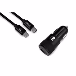 SUBBLIM SUBCHG-5CPD11, Auto, Cigar lighter, USB, 1 m, Black