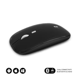 SUBBLIM SUBMO-DFLAT20 mouse Office Ambidextrous RF Wireless + Bluetooth + USB Type-A Optical 1600 DPI