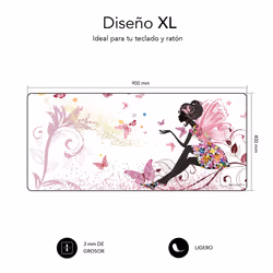 SUBBLIM ALFOMBRILLA HADA XL Gaming mouse pad Multicolour