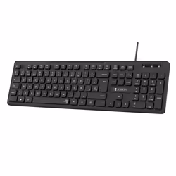 SUBBLIM SUBKBC-0SSK50, Full-size (100%), Wired, USB, Membrane, QWERTY, Black